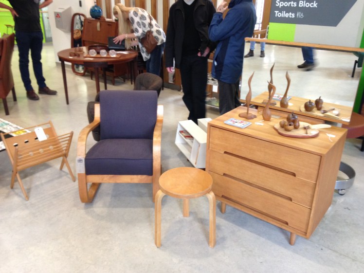 Alvar Aalto furniture at one of the Modern Shows