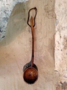 Spoon 6 carved by Tom at 3 restorers of Hitchin