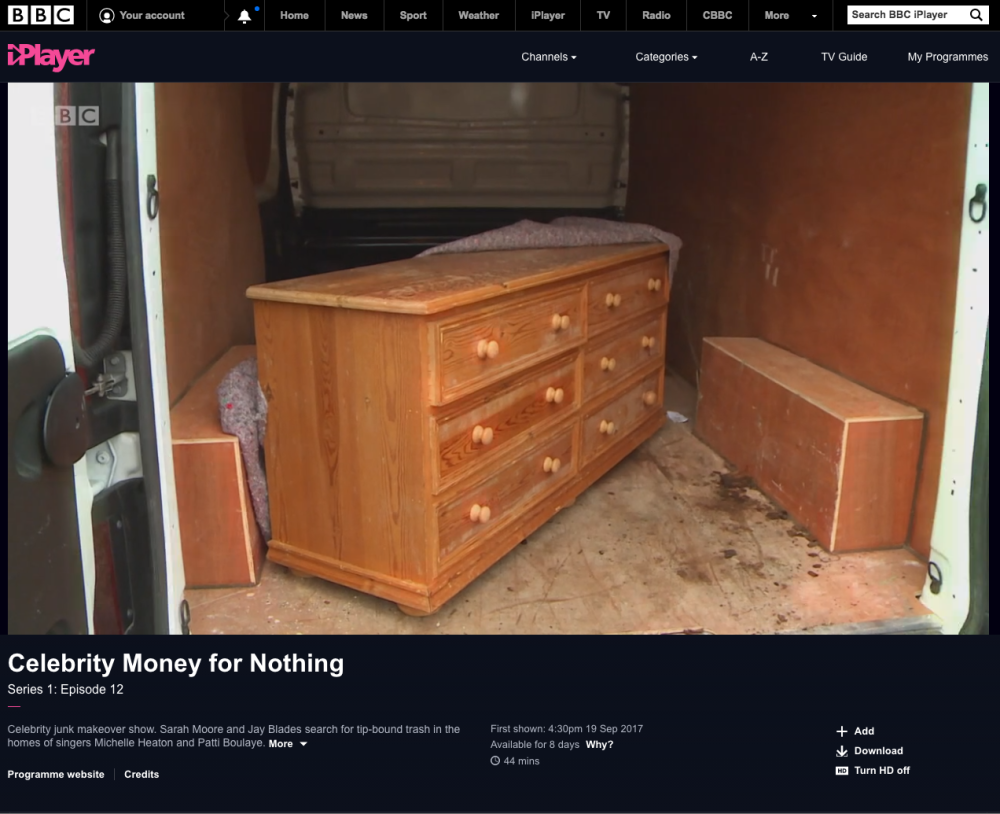 'Before' shot of Money For Nothing project as given to Tom & Johnny at the 3 restorers workshop